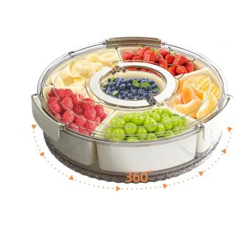 large round snack box