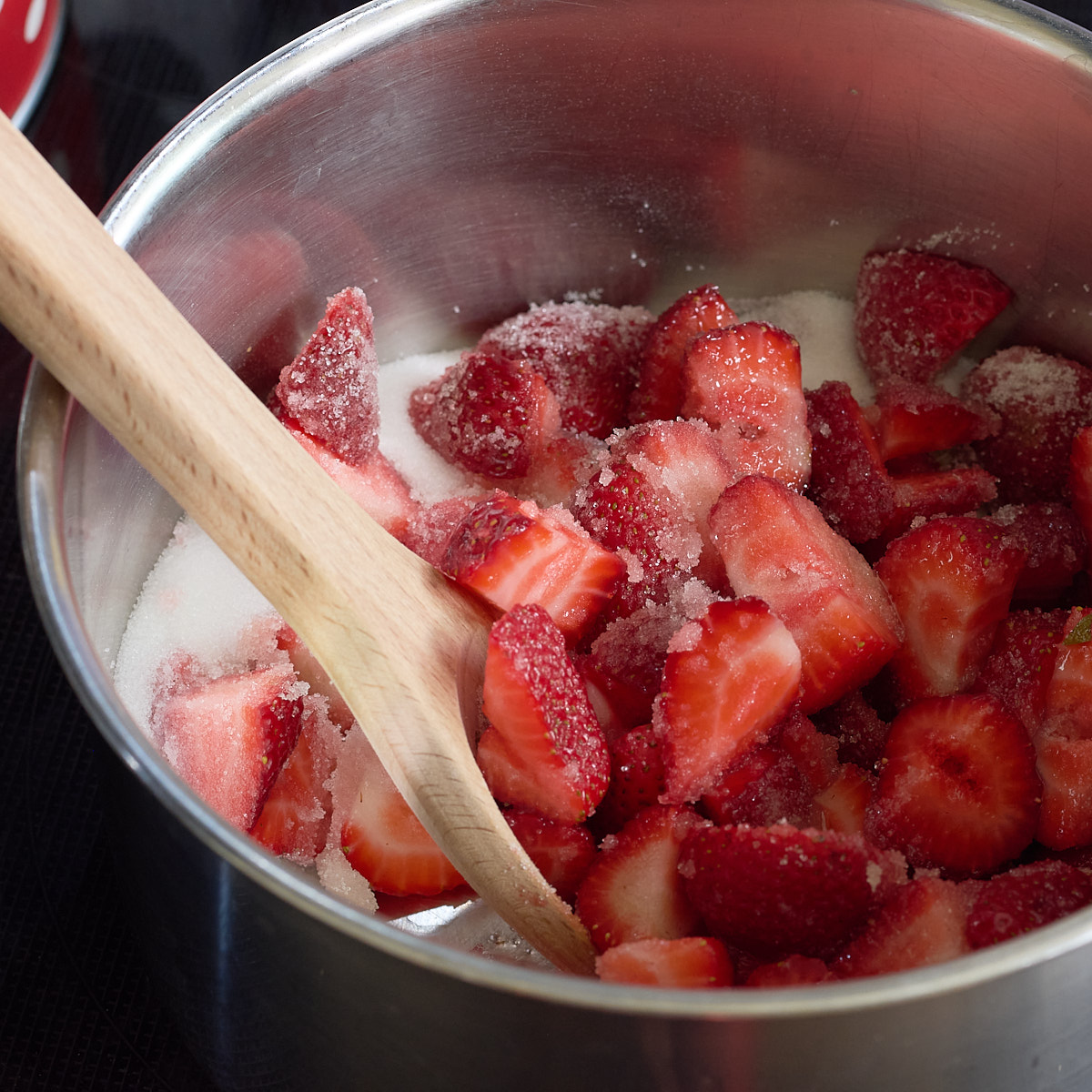 step 2. add ingredients to pan