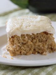 cake slice on plate, close vert