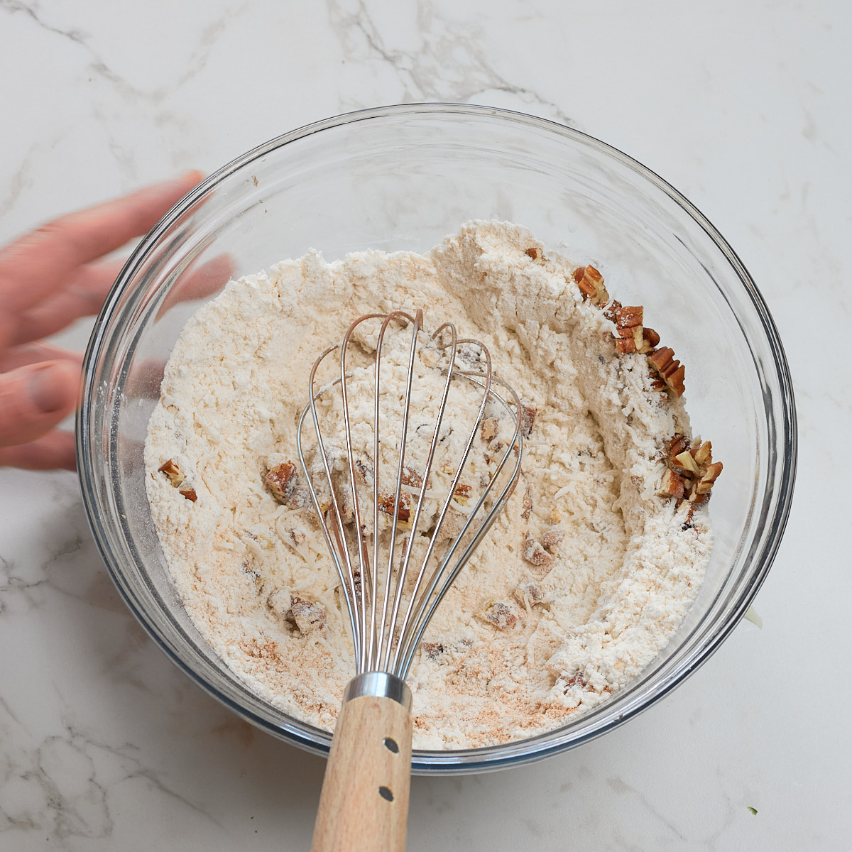 step 4. add nuts and coconut