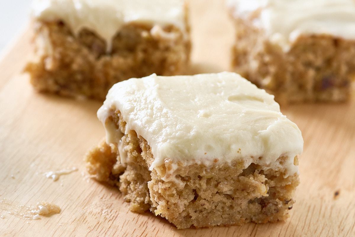 zucchini cake slices
