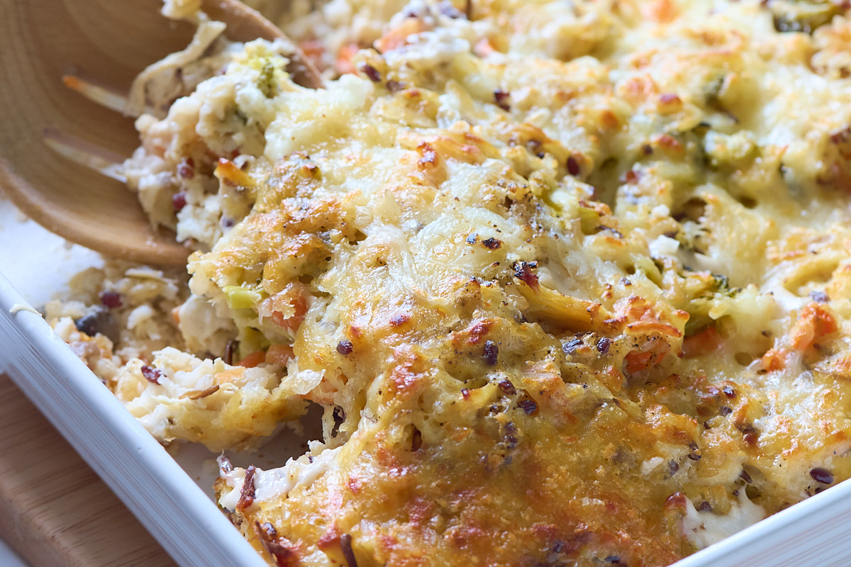 creamy chicken and wild rice casserole
