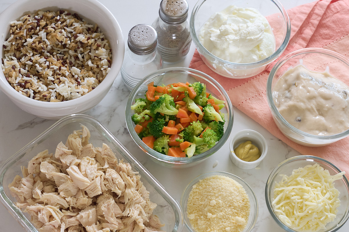 chicken and wild rice ingredients