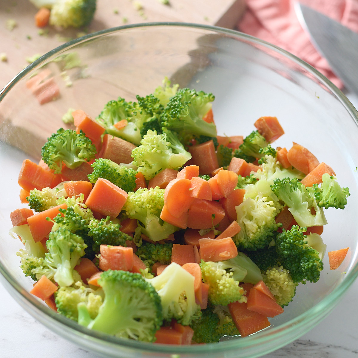 cook broccoli and carrots in microwave